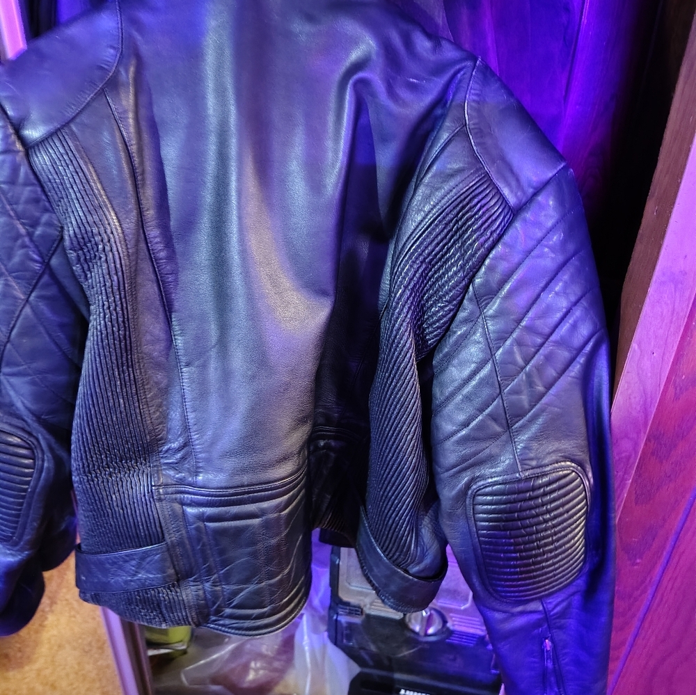 First Black Leather Jacket